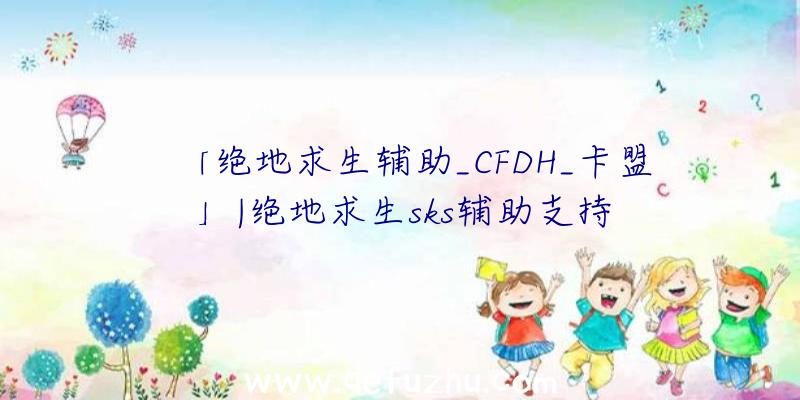 「绝地求生辅助_CFDH_卡盟」|绝地求生sks辅助支持